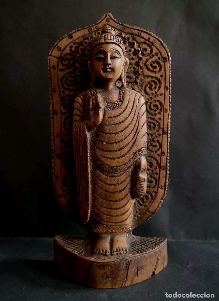 Antig&uuml;edades: Buda de Madera - Foto 4