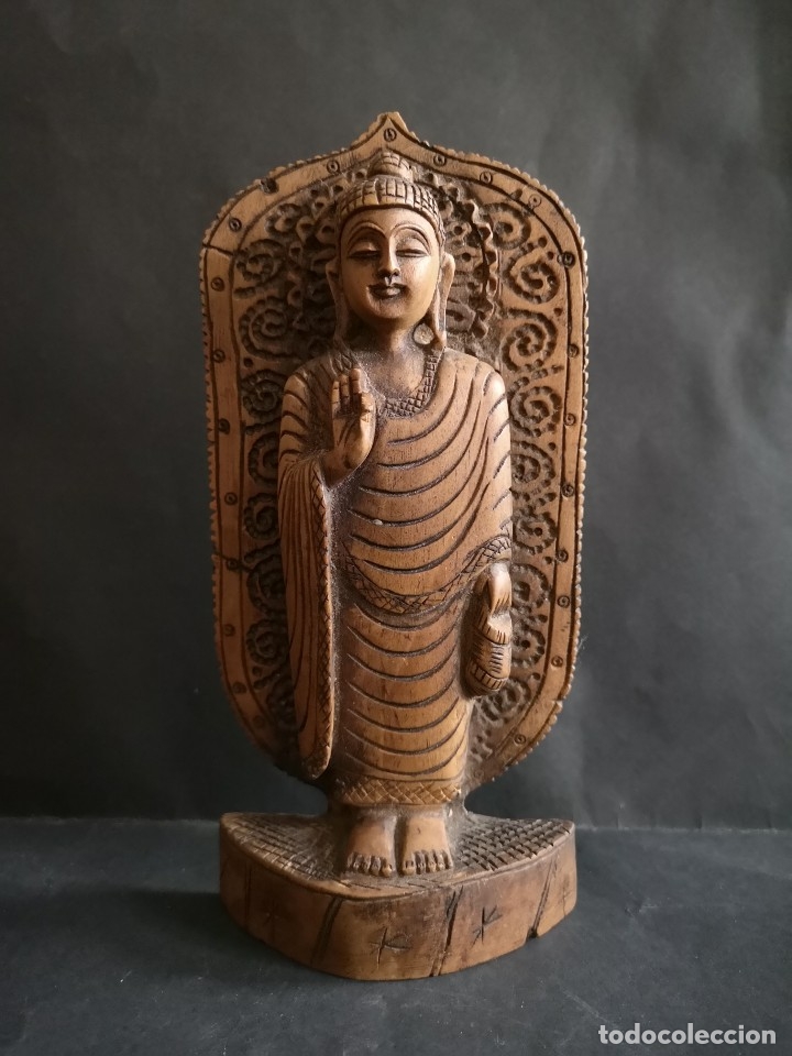 Antig&uuml;edades: Buda de Madera - Foto 7