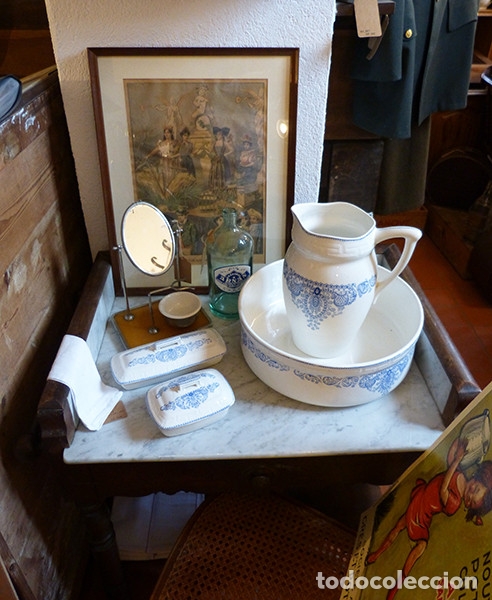Antig&uuml;edades: Mueble tocador o de ba&ntilde;o - Foto 7