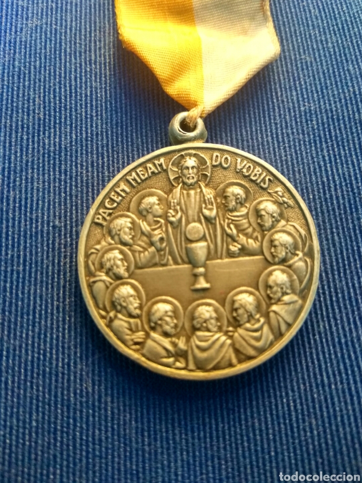 Antig&uuml;edades: MEDALLA A&Ntilde;O EUCARISTICO BARCELONA - Foto 2