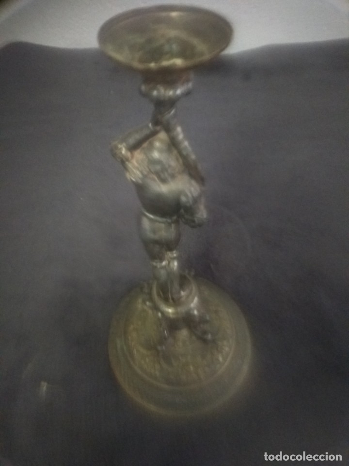Antig&uuml;edades: Candelabro antiguo - Foto 3