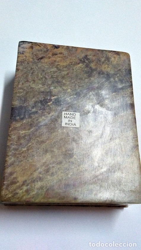 Antig&uuml;edades: CAJITA DE M&Aacute;RMOL CALADO - Foto 7
