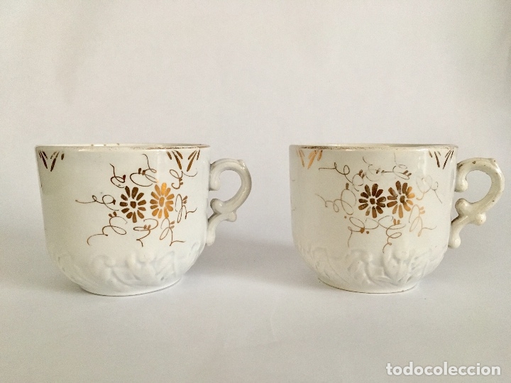 Antig&uuml;edades: Pareja de tazas antiguas - Foto 1