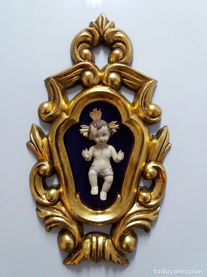 Antig&uuml;edades: NI&Ntilde;O JES&Uacute;S DE CER&Aacute;MICA EN CORNUCOPIA - Foto 2
