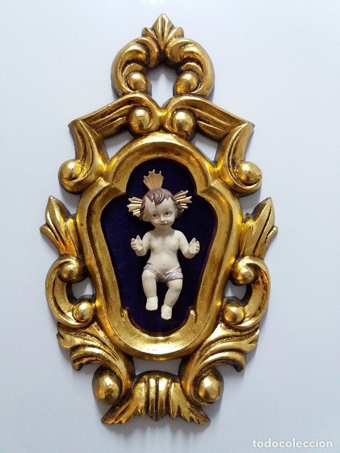 Antig&uuml;edades: NI&Ntilde;O JES&Uacute;S DE CER&Aacute;MICA EN CORNUCOPIA - Foto 3