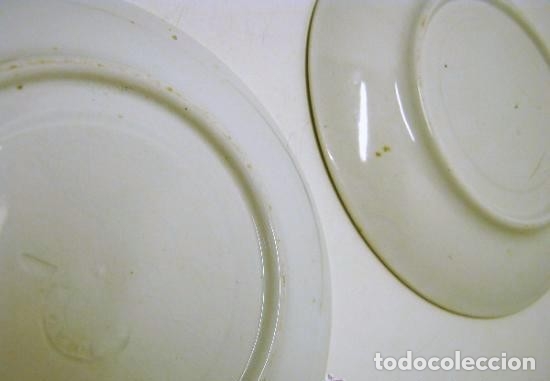 Antig&uuml;edades: PAREJA de platos antiguos - Foto 2