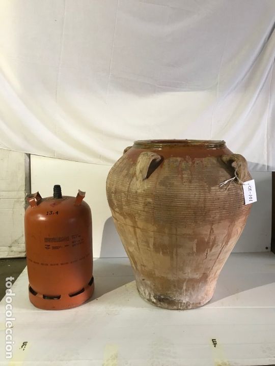 Antig&uuml;edades: ANTIGUA TINAJA ACEITE - Foto 2