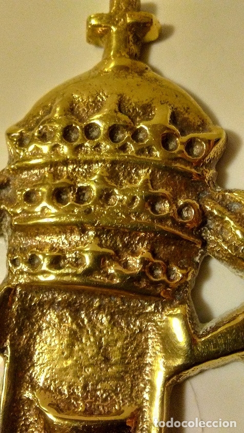 Antig&uuml;edades: ESCUDO BRONCE SANTA SEDE - Foto 4