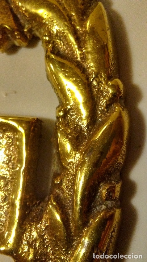 Antig&uuml;edades: ESCUDO BRONCE SANTA SEDE - Foto 5