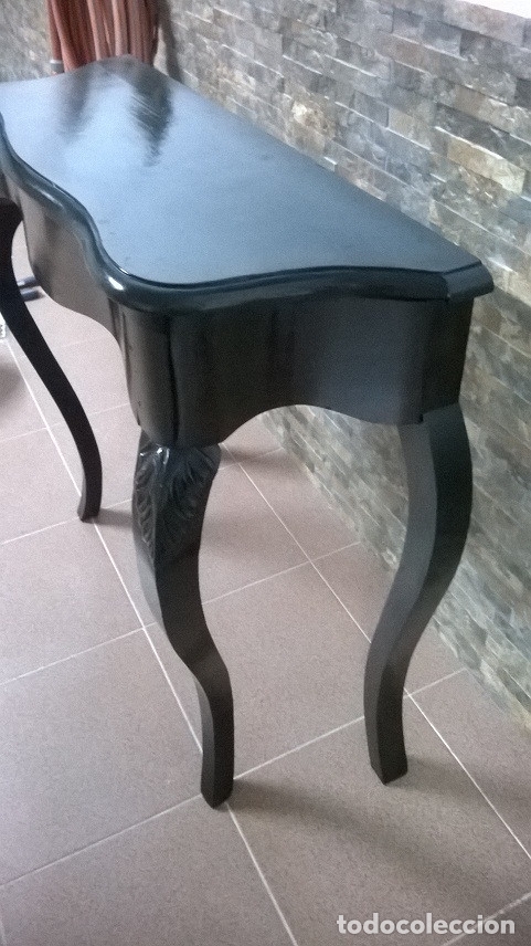Antig&uuml;edades: CONSOLA ISABELINA DE NOGAL - Foto 5