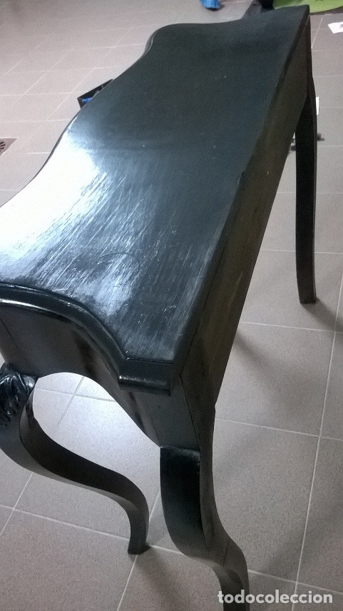 Antig&uuml;edades: CONSOLA ISABELINA DE NOGAL - Foto 7