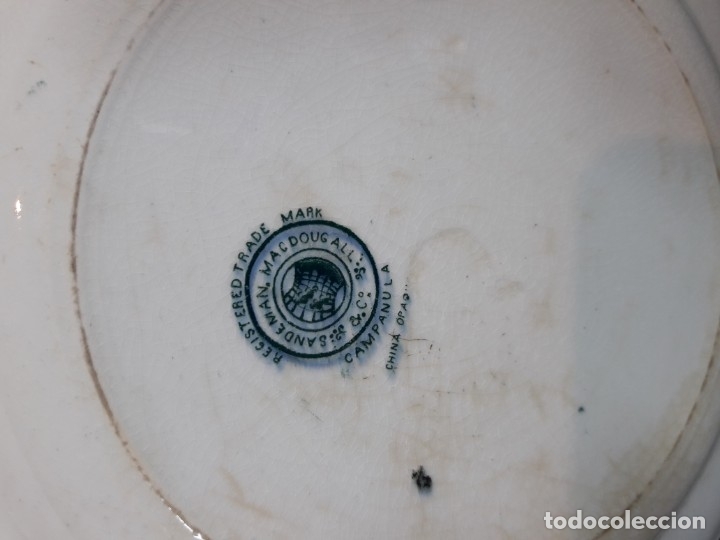 Antig&uuml;edades: Plato ceramica decorado - Foto 4