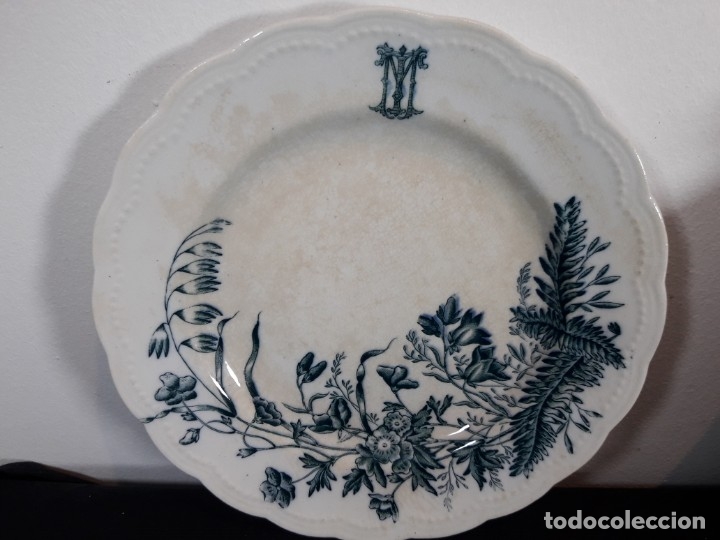 Antig&uuml;edades: Plato de ceramica decorado - Foto 2