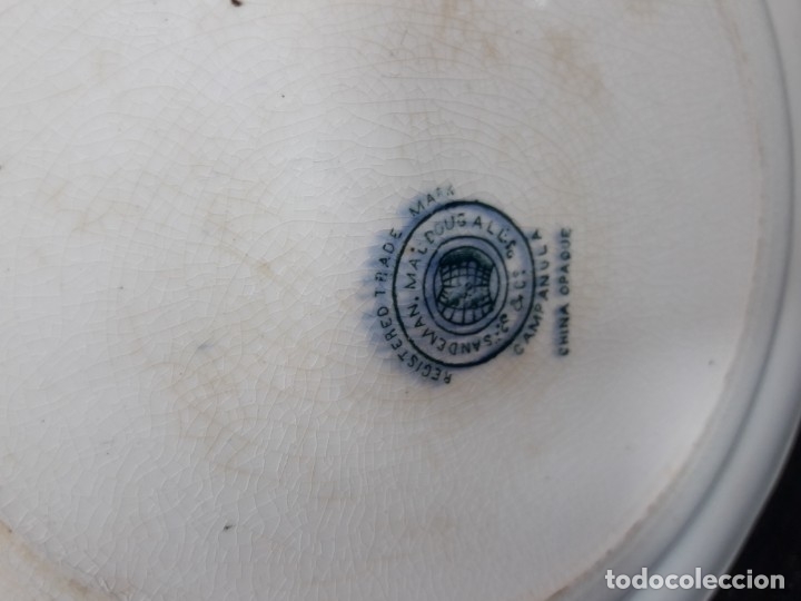 Antig&uuml;edades: Plato de ceramica decorado - Foto 4