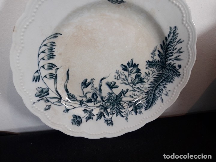 Antig&uuml;edades: Plato ceramica decorado - Foto 2