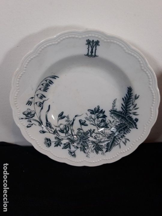 Antig&uuml;edades: Plato ceramica decorado - Foto 1