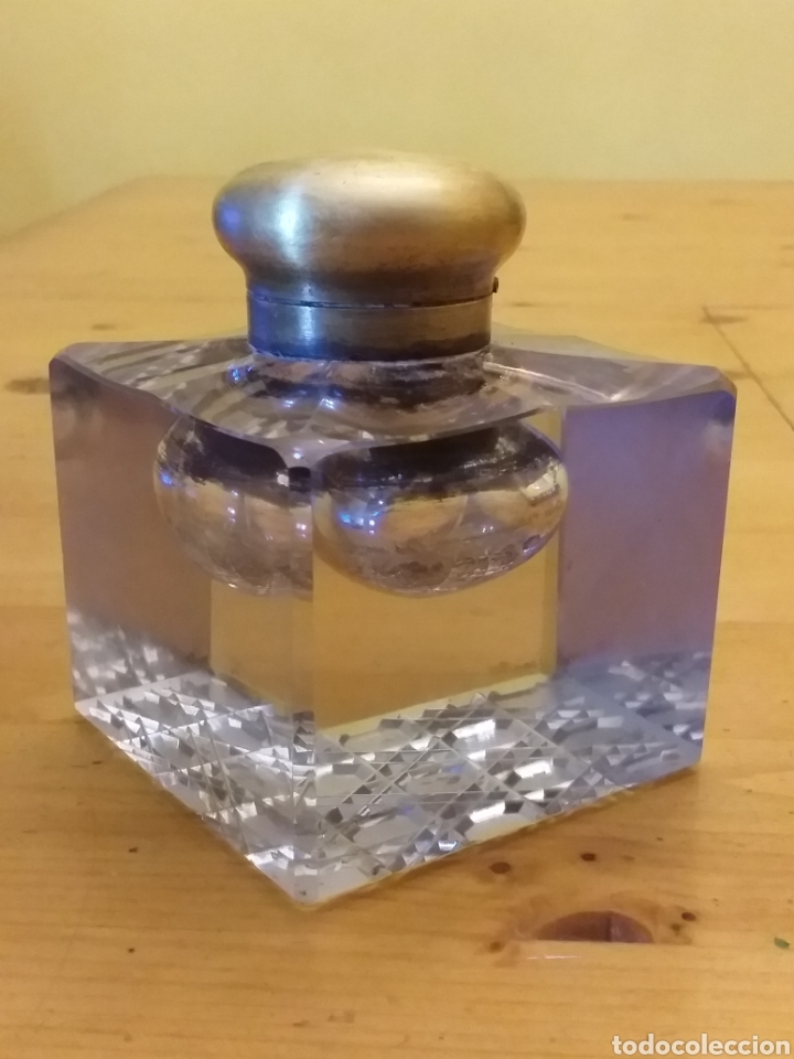 Antig&uuml;edades: Tintero de cristal Baccarat - Foto 1