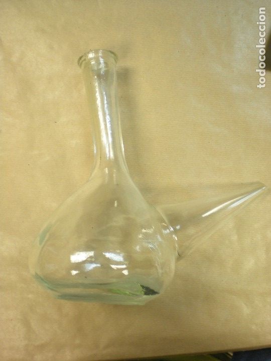 Antig&uuml;edades: PORRON VIDRIO H25CM D13CM