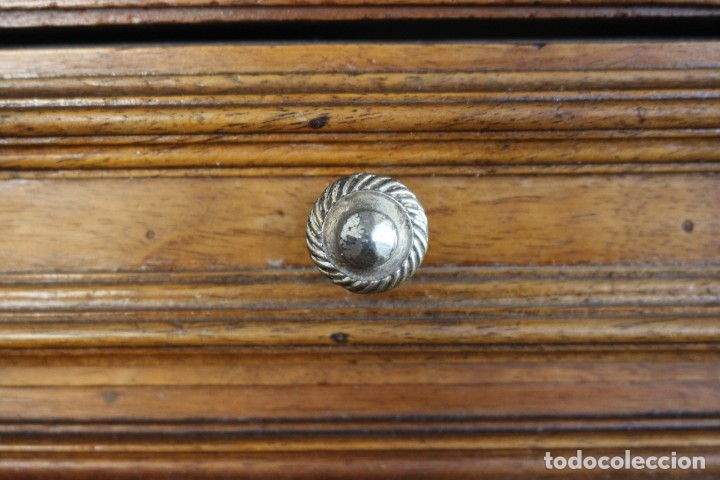 Antig&uuml;edades: C&oacute;moda con espejo realizada en Roble , siglo XIX. - Foto 20