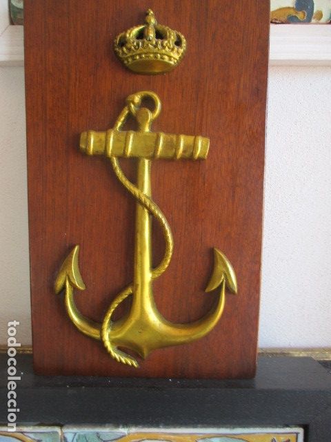 Antig&uuml;edades: Ancla decorativa bronce - Foto 1