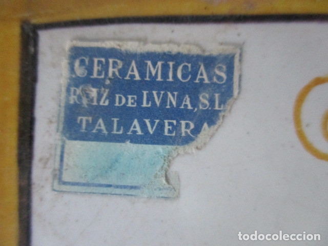 Antig&uuml;edades: Azulejo Talavera Ruiz de Luna - Foto 2