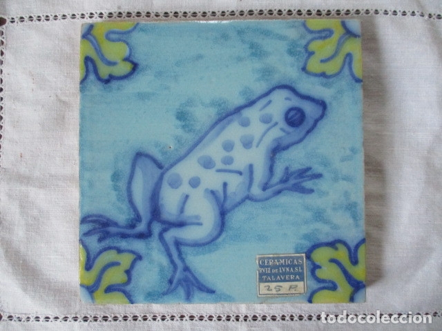 Antig&uuml;edades: Azulejo Talavera Ruiz de Luna - Foto 1