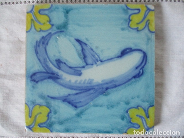 Antig&uuml;edades: Azulejo Talavera Ruiz de Luna - Foto 1