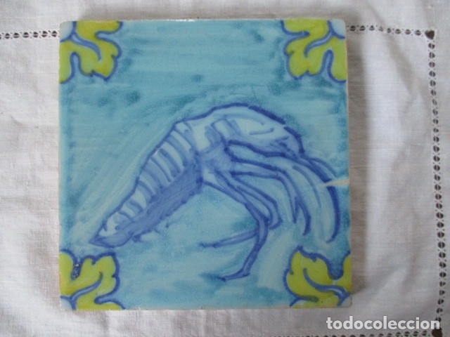 Antig&uuml;edades: Azulejo Talavera Ruiz de Luna - Foto 1