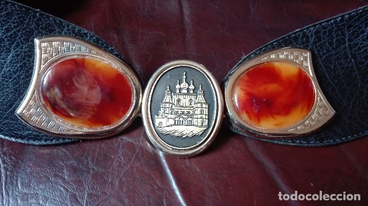 Antig&uuml;edades: Cintur&oacute;n con hebilla con catedral para mujer - Foto 2