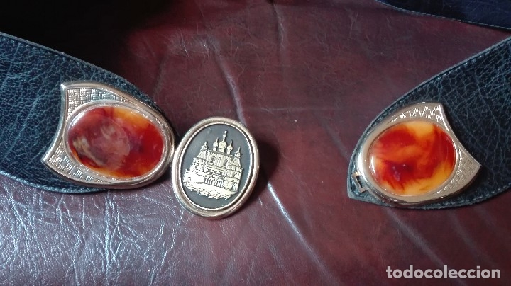 Antig&uuml;edades: Cintur&oacute;n con hebilla con catedral para mujer - Foto 3