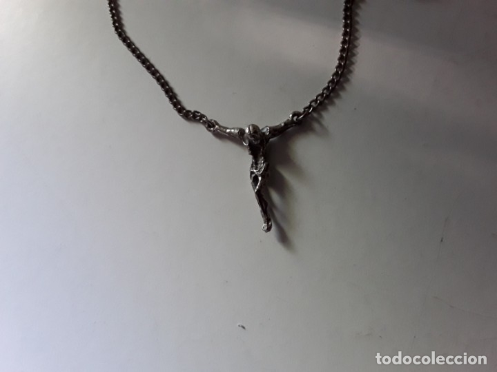 Antig&uuml;edades: Cruz de metal tipo Dal&iacute; - Foto 2