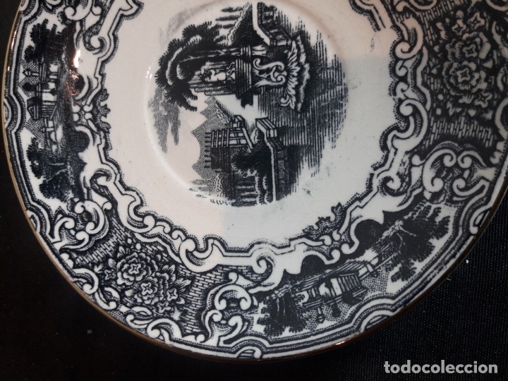 Antig&uuml;edades: Plato decorativo pickman - Foto 3