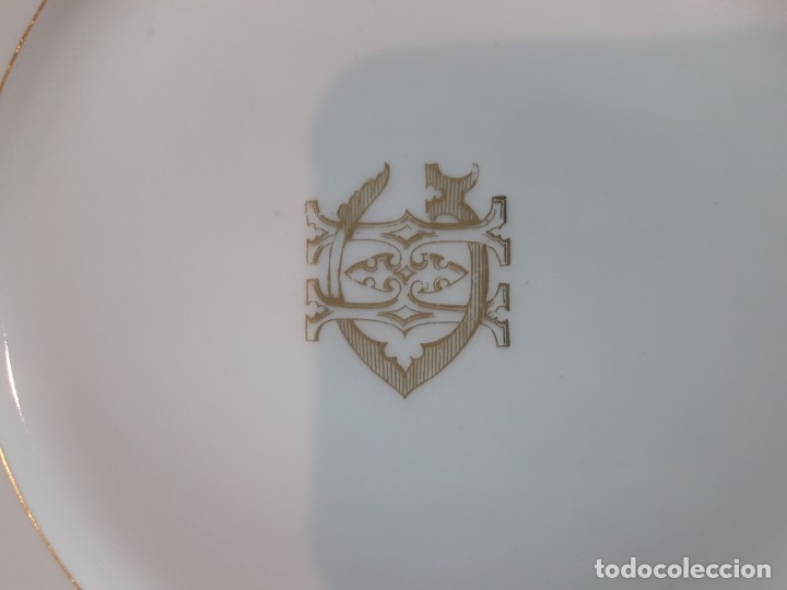 Antig&uuml;edades: Plato decorado con iniciales - Foto 2