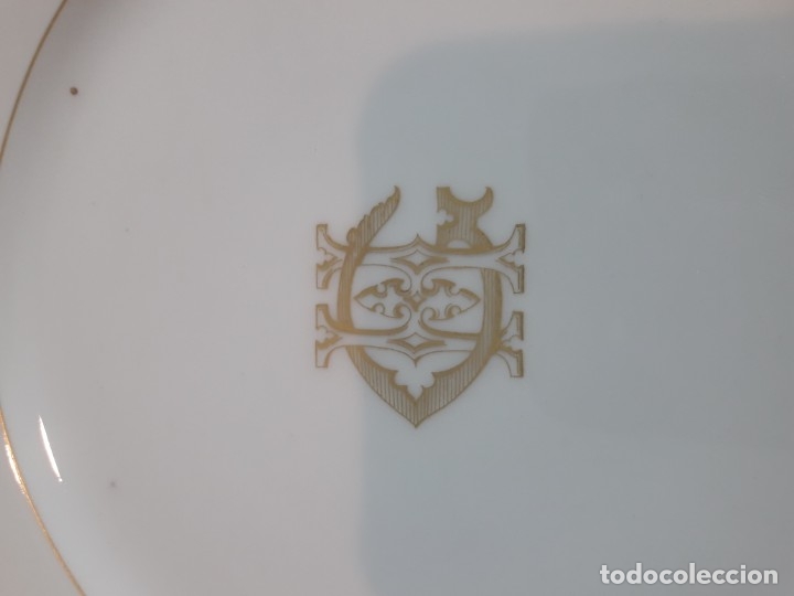 Antig&uuml;edades: Plato decorado con iniciales - Foto 2