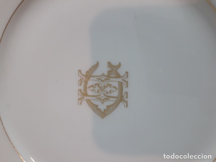 Antig&uuml;edades: Plato decorado con iniciales - Foto 2