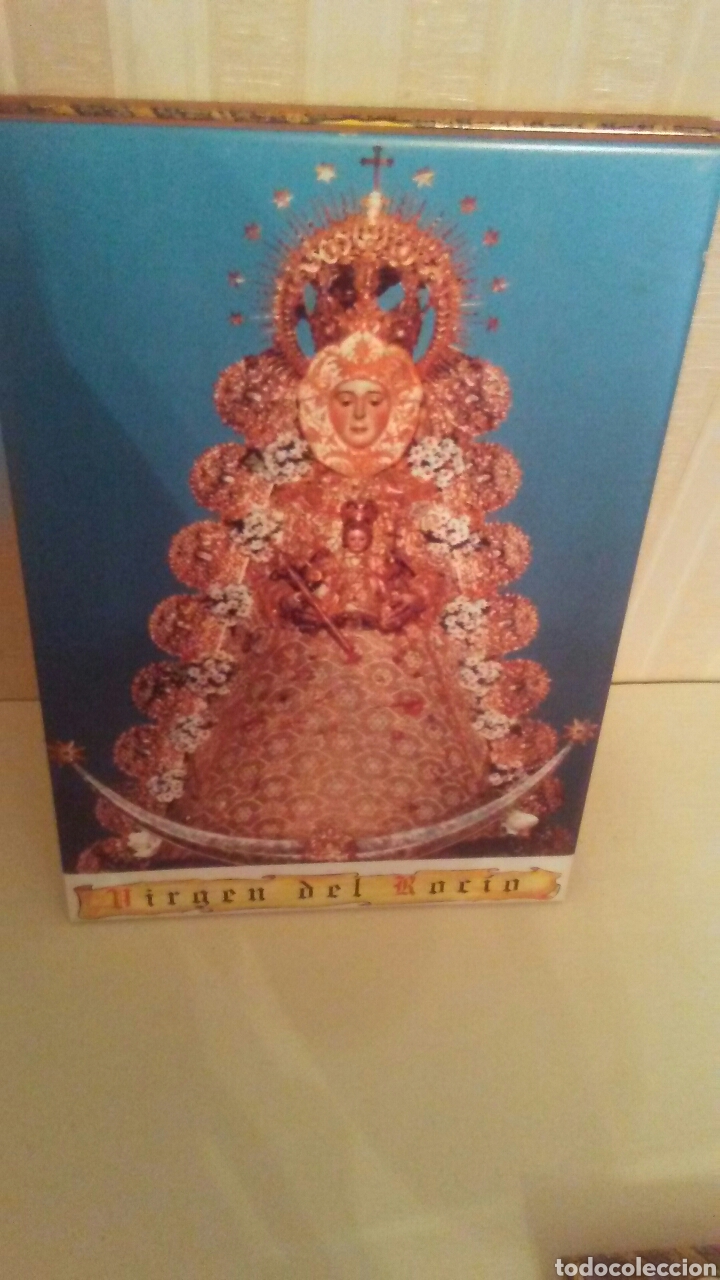 Antig&uuml;edades: Azulejo Virgen del Rocio ,mide 30x25. - Foto 1