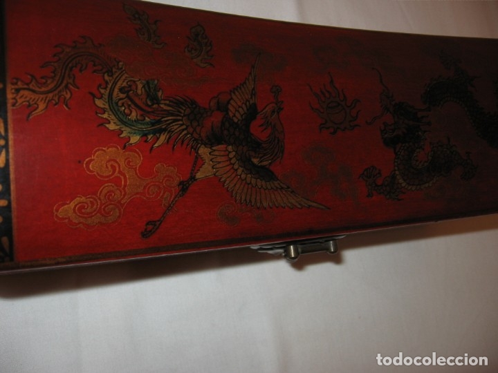 Antig&uuml;edades: Caja con decoraci&oacute;n de tem&aacute;tica china - Foto 6