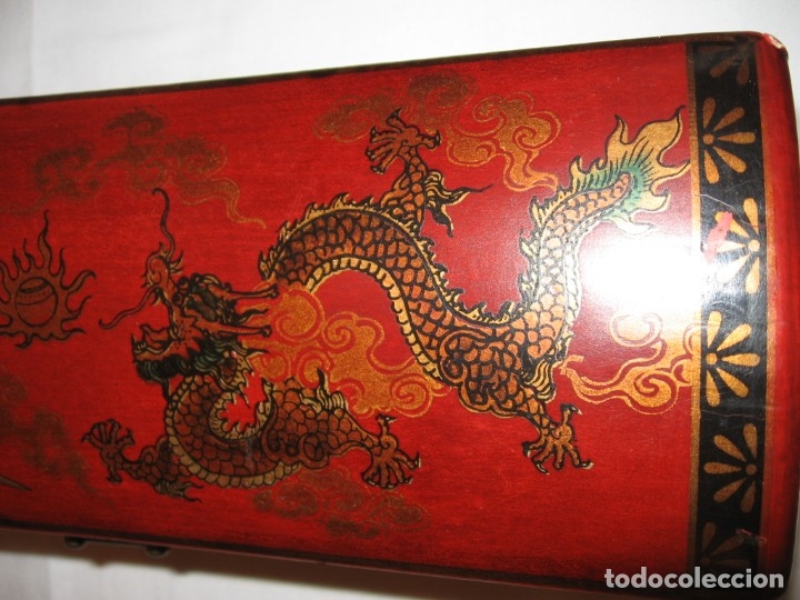 Antig&uuml;edades: Caja con decoraci&oacute;n de tem&aacute;tica china - Foto 10