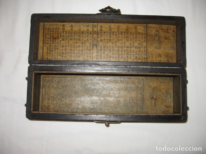 Antig&uuml;edades: Caja con decoraci&oacute;n de tem&aacute;tica china - Foto 14
