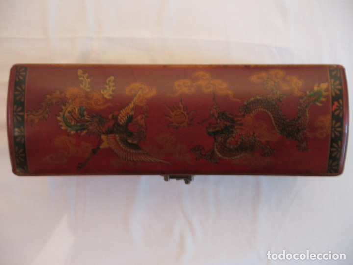 Antig&uuml;edades: Caja con decoraci&oacute;n de tem&aacute;tica china - Foto 21