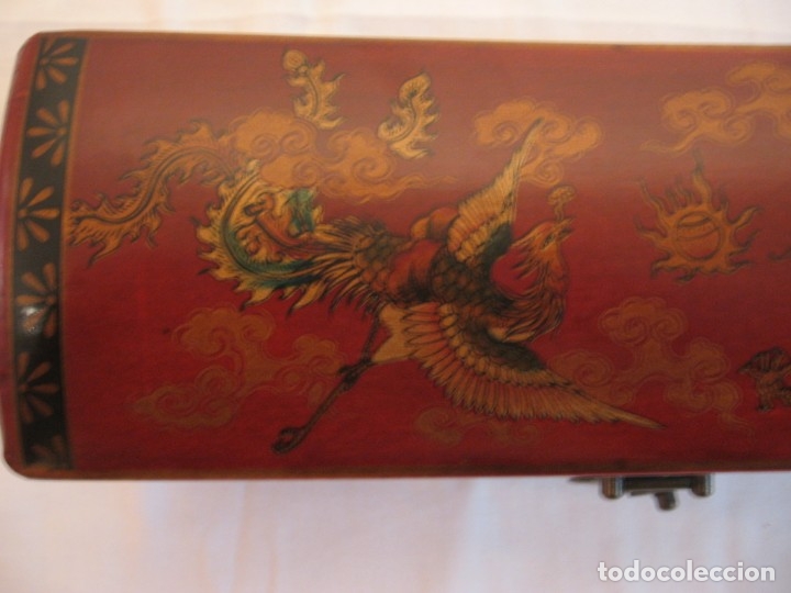 Antig&uuml;edades: Caja con decoraci&oacute;n de tem&aacute;tica china - Foto 22