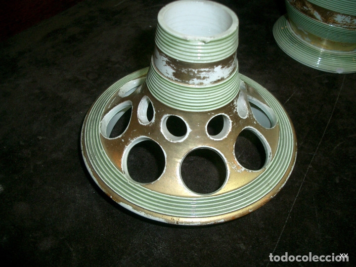 Antig&uuml;edades: Florero violetero en porcelana - Foto 3