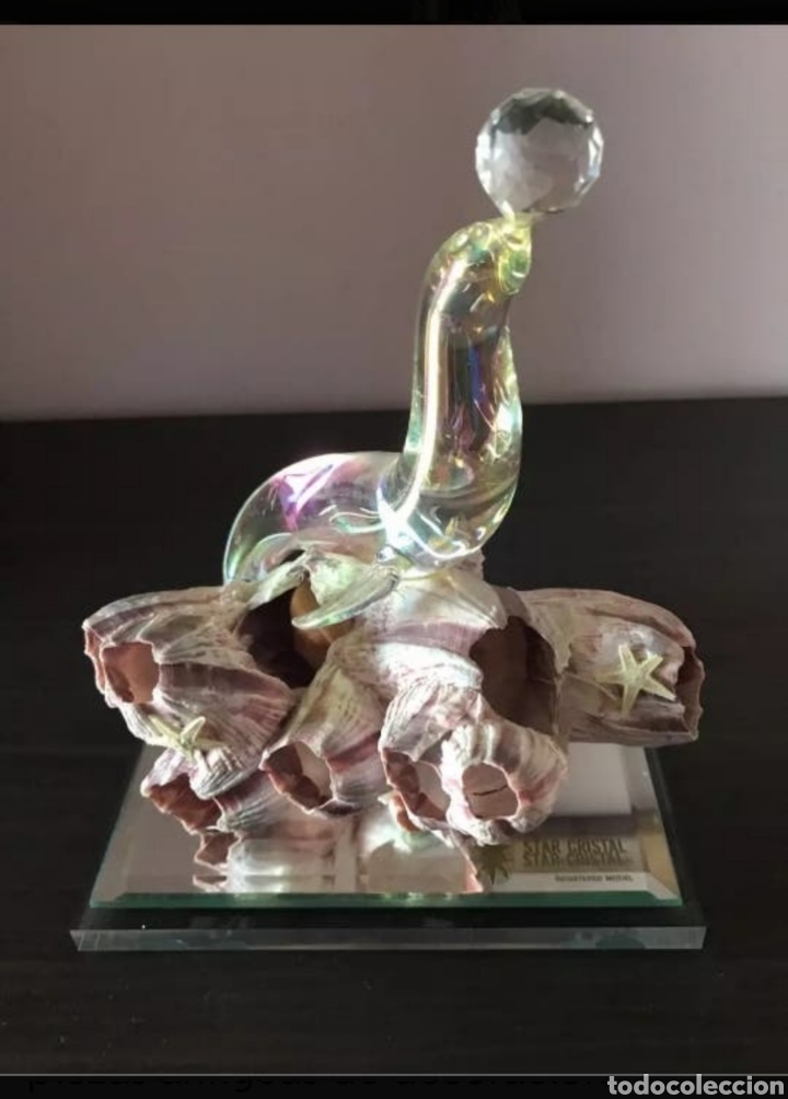 Oggetti Antichi: FIGURA DE FOCA EN CRISTAL