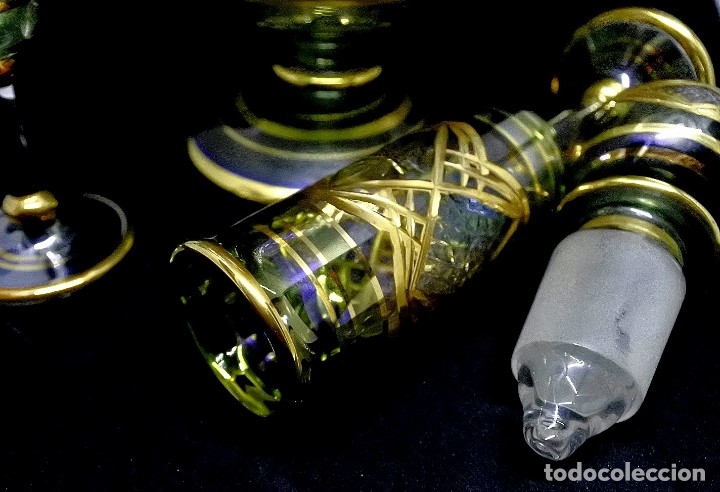 Antig&uuml;edades: Licorera de cristal de Bohemia - Foto 1