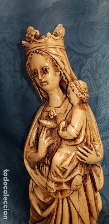 Antig&uuml;edades: VIRGEN  CON  NI&Ntilde;O  ESTILO  G&Oacute;TICO - Foto 5