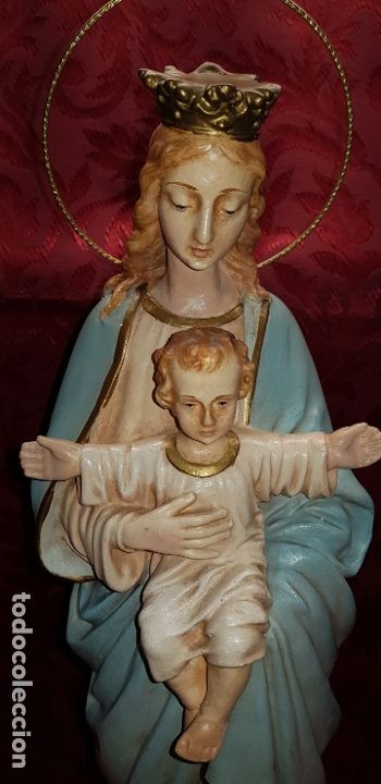 Antig&uuml;edades: VIRGEN  CON  NI&Ntilde;O - Foto 3