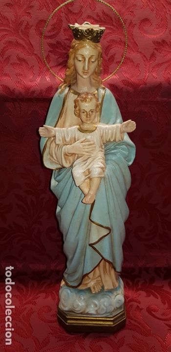 Antig&uuml;edades: VIRGEN  CON  NI&Ntilde;O - Foto 1