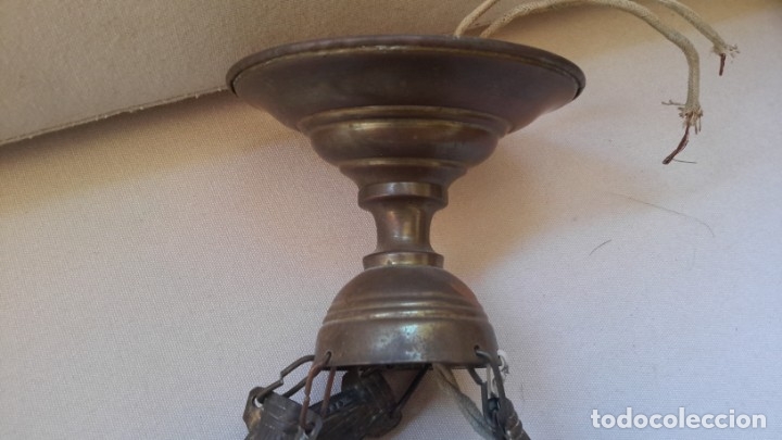 Antig&uuml;edades: Espectacular l&aacute;mpara antigua - Foto 12