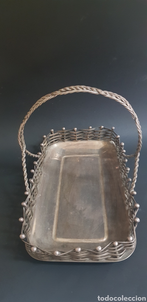 Antig&uuml;edades: #773 Bandeja en forma de cesta - Foto 1