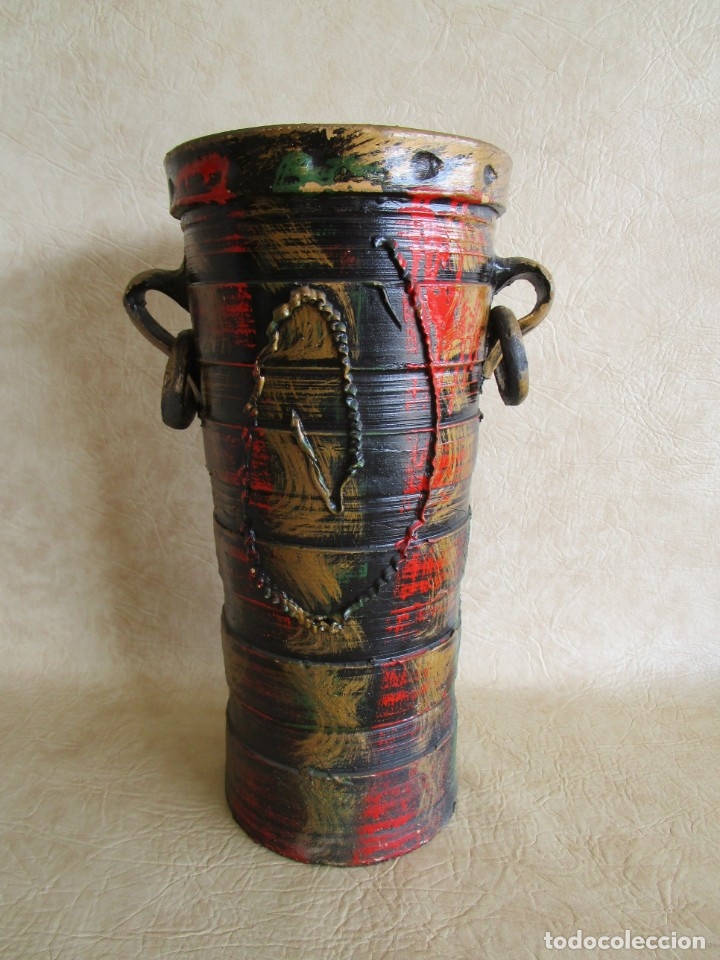 Paraguero en cerámica esmaltada francesa – Roldan Antigüedades‎